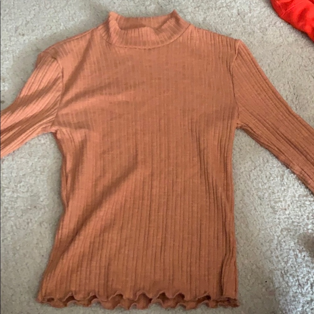 Burnt Orange Turtle Neck